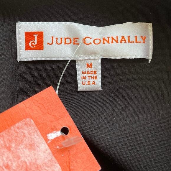 Jude Connally Piper Sleeveless Shift Dress Mock Neck Black Size Medium NWT - Picture 6 of 9